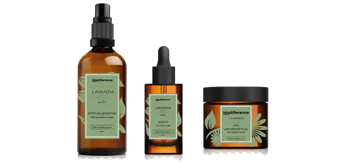 Mockup linea viso Lavanda Biodifference